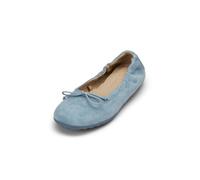 Ballerina MARC O'POLO "aus softem Ziegenleder", Damen, Gr. 37, blau (m810), Obermaterial: 100% Leder (Ziege), unifarben, Schuhe Ballerina (91576800-37) m810