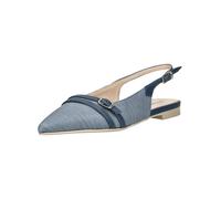 Ballerina NERO GIARDINI "Nero Giardini Ballerinas Leder/Textil", Damen, Gr. 37, blau, Leder, Textil, Schuhe Ballerina (35011061-37) blau