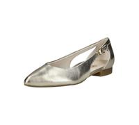 Paul Green Ballerina 2992-127, Glattleder, Gold, Damen EU 5,5/38,5