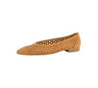 Paul Green Ballerina 1153-007, gelocht/geflochten, Braun, Damen EU 7/40,5