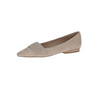 Ballerina PETER KAISER "Peter Kaiser Ballerinas Veloursleder/Textil", Damen, Gr. 37, beige (sand), Textil, Veloursleder, Schuhe Ballerina (98909211-37) sand
