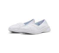 Ballerina PUMA "Adelina 2 Sneakers Damen", Damen, Gr. 37, weiß, Obermaterial: Textil. Futter: Textil. Innensohle: Textil. Laufsohle: Synthetik, Schuhe Ballerina (29671546-37) weiß