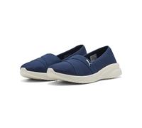 Ballerina PUMA "Adelina 2 Sneakers Damen", Damen, Gr. 38,5, blau (persian blau warm weiß), Obermaterial: Textil; Futter: Textil; Innensohle: Textil; Laufsohle: Synthetik, Schuhe Ballerina (66897602-38