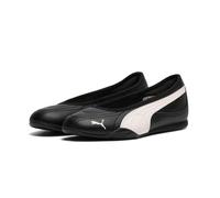 Ballerina PUMA "Catch Soleil Ballerinas Damen", Damen, Gr. 41, schwarz jasmine flower pink, Obermaterial: Textil, Synthetik, Leder. Futter: Textil. Innensohle: Textil. Laufsohle: Gummi, Schuhe Balleri