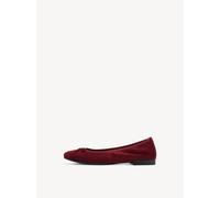 Tamaris Damen Ballerinas Leder, rot, 41 EU
