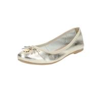 Ballerina SCAPA "scapa Ballerinas Leder", Damen, Gr. 37, silber (platin), Leder, Schuhe Ballerina (23333217-37) platin
