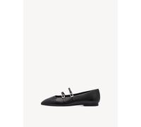 Tamaris Damenschuhe Ballerinas BLACK BLACK - Gr. - 41