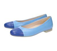 Ballerina SIOUX "Villanelle-702", Damen, Gr. 37 (UK 4), blau, Obermaterial: 100% Lammnappaleder LANA. 100% Gummi rubber., Schuhe Ballerina (45751151-37) blau