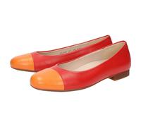 Ballerina SIOUX "Villanelle-702", Damen, Gr. 38 (UK 5), rot, Obermaterial: 100% Lammnappaleder LANA. 100% Gummi rubber., Schuhe Ballerina (37002153-38) rot