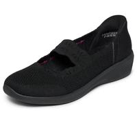 Ballerina SKECHERS "ARYA", Damen, Gr. 41, schwarz (schwarz unifarben), Textil, Schuhe Ballerina, Freizeitschuh, Schlupfschuh mit Handsfree Slip-Ins Funktion (99544259-41)