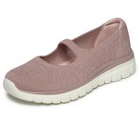 Ballerina SKECHERS "GRACEFUL", Damen, Gr. 37, mauve, Textil, Glitzer, Schuhe Ballerina, Freizeitschuh, Schlupfschuh, Slipper mit Stretch-Fit (37503934-37) mauve