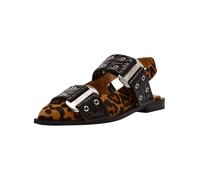 Ballerina STEVE MADDEN "STEVE MADDEN Ballerinas Leder", Damen, Gr. 38, leopard, Leder, Schuhe Ballerina (99754558-38) leopard