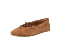 Ballerina STEVE MADDEN "STEVE MADDEN Ballerinas Leder", Damen, Gr. 39, chestnut, Leder, Schuhe Ballerina (56065349-39) chestnut