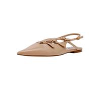 Ballerina STEVE MADDEN "STEVE MADDEN Ballerinas Lederimitat", Damen, Gr. 38, beige, Lederimitat, casual, Schuhe (96914527-38) beige