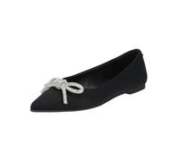 Ballerina STEVE MADDEN "STEVE MADDEN Ballerinas Textil", Damen, Gr. 37, Lederimitat, schwarz, Textil, Schuhe Ballerina (29339941-37) schwarz