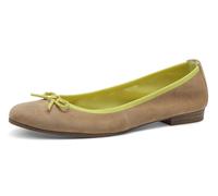 Tamaris Ballerina 1-22166-44 445 Damen Frauen Schuhe Leder M2216644 Tan Comb, Schuhgröße:41 EU