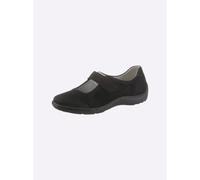 Ballerina WALDLÄUFER, Damen, Gr. 5, schwarz, Nubukleder, Schuhe Ballerina (319365-5) schwarz
