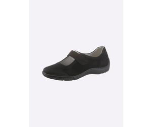 Ballerina WALDLÄUFER, Damen, Gr. 6,5, schwarz, Nubukleder, Schuhe Ballerina (319365-6,5) schwarz