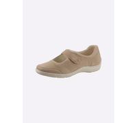 Ballerina WALDLÄUFER, Damen, Gr. 8, beige, Nubukleder, Schuhe Ballerina (300761-8) beige