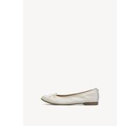 Tamaris Klassische Ballerinas für Damen, weiß, Größe 40 EU