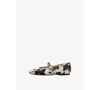 Tamaris Damen Ballerinas Textil, weiß, 41 EU