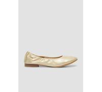 s.Oliver Damen Ballerinas mit Blockabsatz Elegant, Gold (Champagne), 40 EU