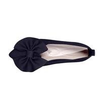 Ballerinas Schuhe Damen, Elegant Flache Bowknot Schuhe Komfort Mesh Niedriger Keil Slip On Ballerina Walking Flats Sandalen Damen Bequem Barfußschuhe Atmungsaktive Walking Slipper Loafer Stoffschuhe