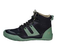 Ballop Barfussschuhe Sneaker Kuluba Waterproof (flexible Sohle, wasserabweisend) schwarz/grün Kinder, Größe Euro (US) 30