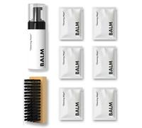 BALM Starter Kit Dirt Schuhputzset - Premium Sneaker Reiniger & Schuhpflegeset für Gummi, Synthetik, Sohlen & unempfindliches Material - Sneaker Cleaner als Schaum, Schmutzbürste & 6 Reinigungstücher