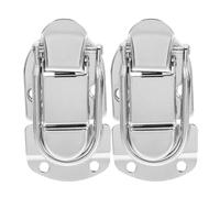 Baluue 2 Stück Holzbox Schloss Selbstverriegelnder Metallverschluss Retro Stil für Schmuckkoffer Eleganter Robuster Kistenverschluss mit Verstecktem Schnappverschluss für Aufbewahrung