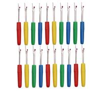 Baluue 20 Stück Teiliges Ergonomischer Nahttrenner mit Verbessertem Griff Präziser Fadenentferner für Nähen Sticken und Quilten Handliches Sicheres Tool für Feine Stoffe und Detaillierte