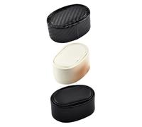 Baluue 3 Stück Teiliges Kleine Uhrenkissen aus PU mit Carbon Optik Weiche Uhren Armbandhalter für Uhrenbox Kratzfestes Displaykissen zur Sicheren Schmuck Uhraufbewahrung