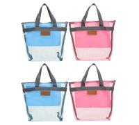 Baluue 4 Teilige Netztasche Zum Schwimmen Strand Dusche Netztaschen Fürs Fitnessstudio Organizer Netztaschen Für Die Dusche Tragbare Kulturtaschen Tragbare