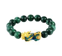 Baluue Agate Feng Shui Armband mit Farbwechsel Perlen Elastisches Damen Herren Schmuck Glücksbringer Geschenk für Alltag Party Reise