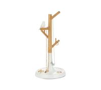 balvi Schmuckhalter Birdie Farbe Holz Schmuck-Organizer im Baumdesign mit Vogel als Dekorationselemen