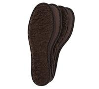 Bama Brown Wool x2 Kids Komforteinlegesohle aus reiner Wolle für besonders kalte Wintertage, Unisex Wärme Einlegesohle, für Winter Schuhe, 2 Paar, Unisex (30-31)