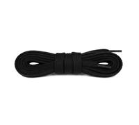 Bama Flache Baumwoll-Schnürsenkel 1 Paar - Robuste Ersatzsenkel für Alltagsschuhe - Reißfest & Farbecht - Für Sneaker und Boots (Schwarz | 60 cm - 3 bis 4 Ösenpaare)