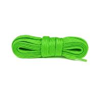 Bama Flache Polyester-Schnürsenkel 120 cm - Modische Ersatzsenkel für Sneaker und Sportschuhe - Farbecht und Strapazierfähig - 1 Paar (Neon-Grün | 120 cm - 6 bis 8 Ösenpaare)