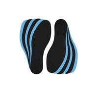 Bama Fresh Herren Schuh-Einlegesohlen, Frische-Sohlen ultradünn, dermatologisch getestete Einlagen für frische Füße - Schwarz/Blau, 6 Paar, Größe: 44/45