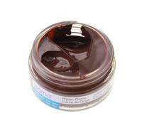 Bama Leder Pflegecreme 50ml Tiegel Glas für Lederfarbe KASTANIENBRAUN