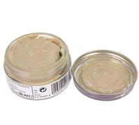 bama Leder Pflegecreme Ledercreme im Glastiegel - Inhalt 50ml, Beige