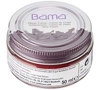 Bama Schuhcreme, Pflegecreme im Glastiegel für Glattleder, optimale Pflege für Lederschuhe, Orientrot, 50 ml