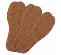 Bama Standard Buffair Ledereinlagen - 3 Paare | Feuchtigkeitsabsorbierende, atmungsaktive perforierte Einlagen für Stiefel, Sneaker und Loafer | Deutsche Qualität | 44/45 EUR