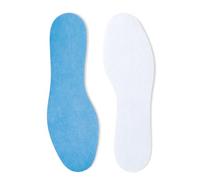 Bama Standard FRESH’INS Ultradünne Schuheinlagen 6 Paar - Feuchtigkeitsabsorbierende, duftende Anti-Rutsch-Einlagen, weiß/blau - EUR 42/43