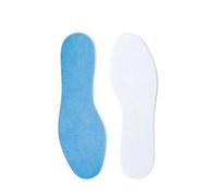 Bama Standard FRESH’INS Ultradünne Schuheinlagen 6 Paar - Feuchtigkeitsabsorbierende, duftende Anti-Rutsch-Einlagen, weiß/blau - EUR 39/40