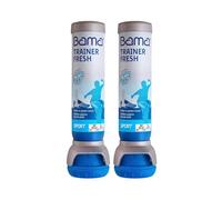 Bama Trainer Fresh Schuh Deo Set (2 x 100ml) - hygienische, antibakterielle Frische, transparentes Schuhspray für Sport-, Arbeits- und Freizeitschuhe
