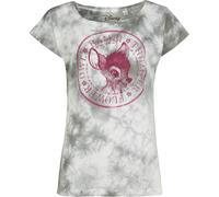 Bambi Batik Frauen T-Shirt weiß/grau L