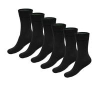 Kurzsocken BAMBOO BASICS "Socken 6er Pack", Herren, Gr. 35-40, schwarz, Obermaterial: 70% Viskose CV. 25% Polyamid PA. 5% Elasthan EL., Socken (81553807-35) schwarz