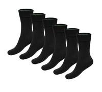 Bamboo Basics Socken BEAU Anklet Kurzsocken Unisex 6er Pack Schwarz 41-46