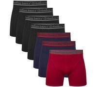 Bamboo Basics Herren Boxer Shorts, 7er Pack - RICO7P, atmungsaktiv, Single Jersey